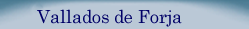 Verjas de Forja